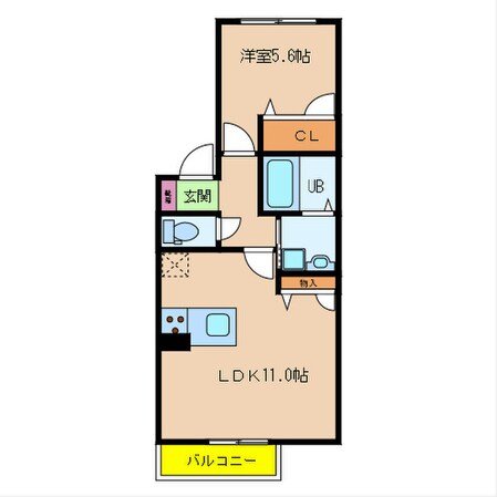 メゾンブランシェの物件間取画像